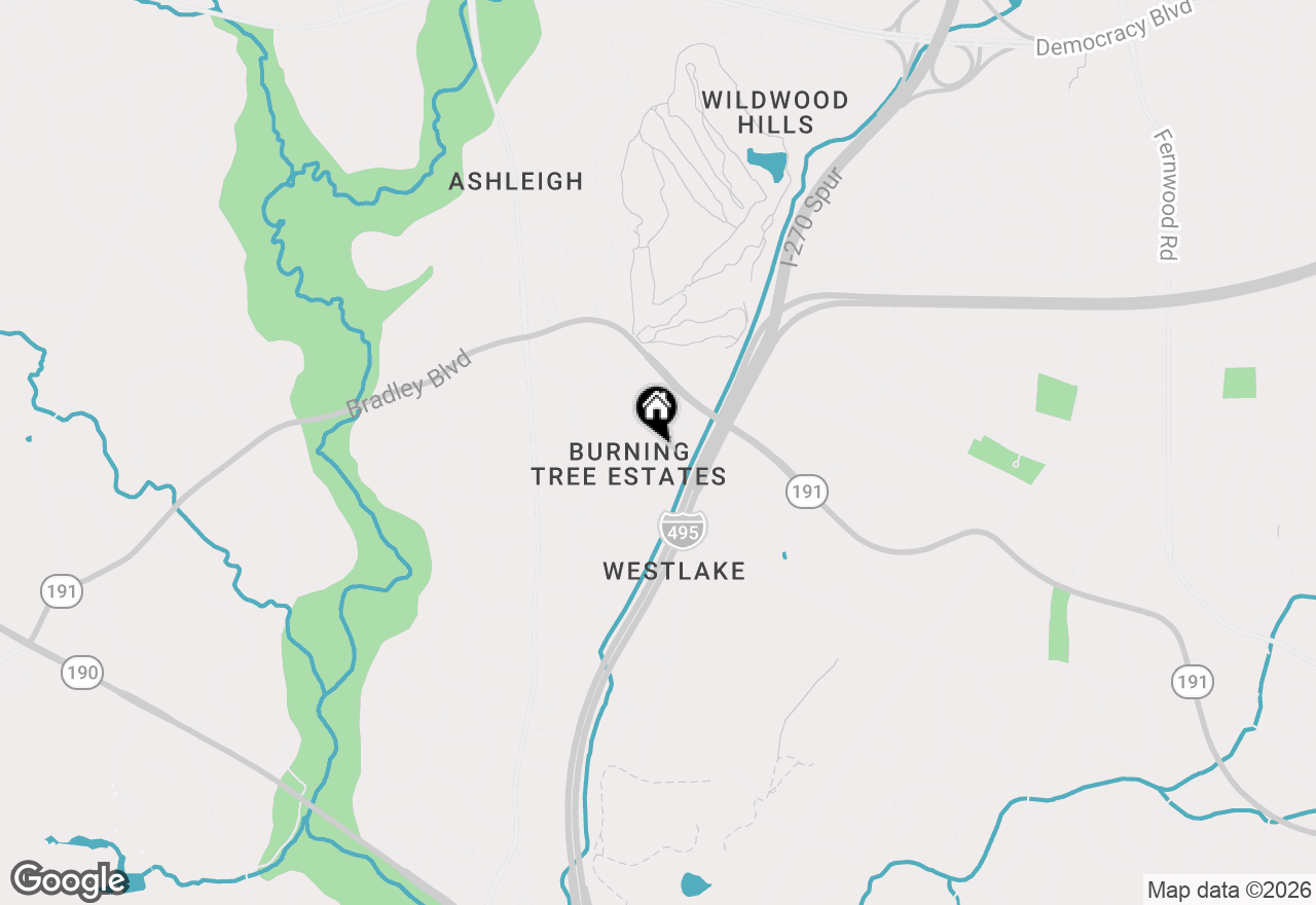 Map of 7511 Shadywood Road, Bethesda, MD 20817