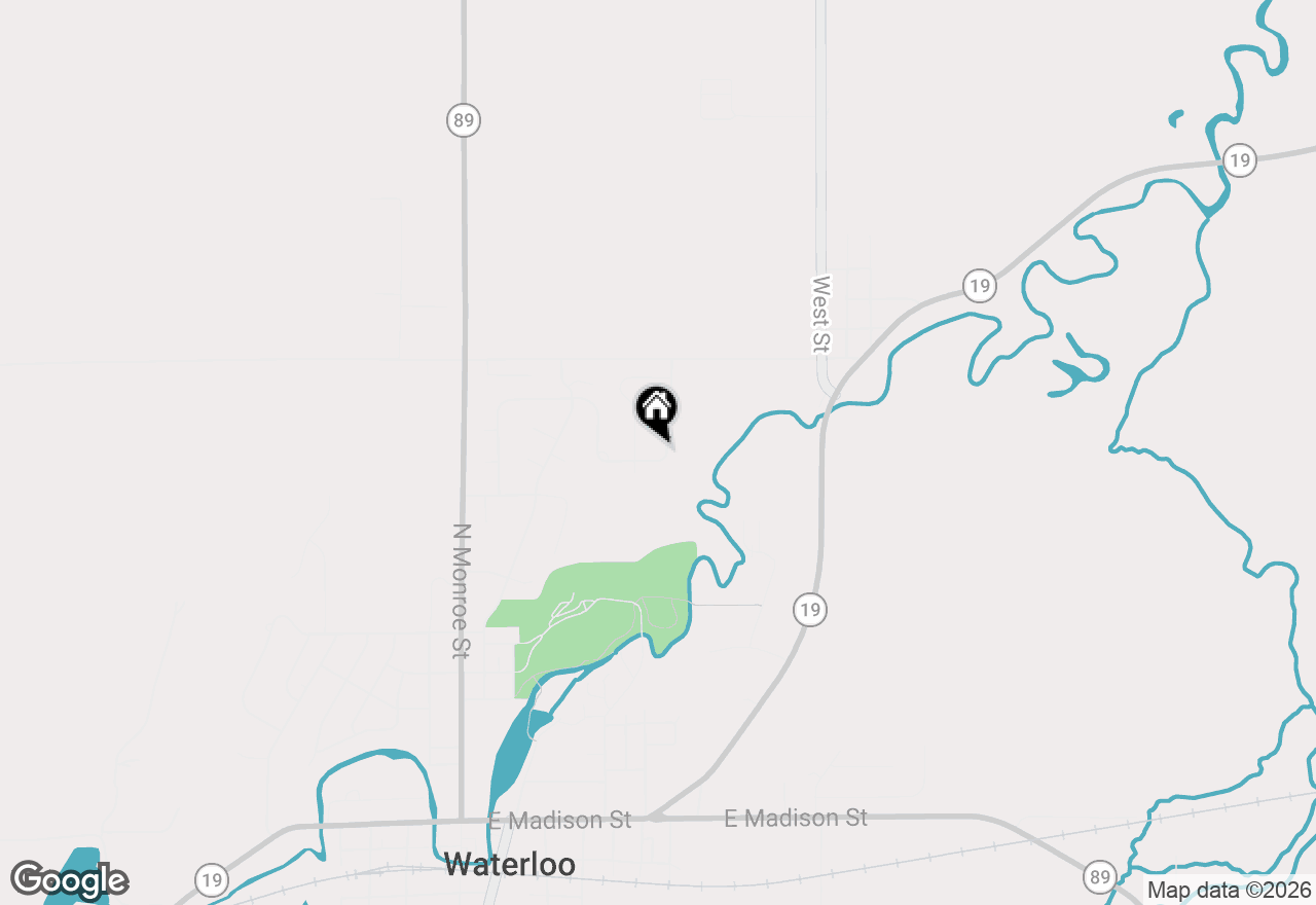Map of 995 Lexington Way, Waterloo, WI 53594