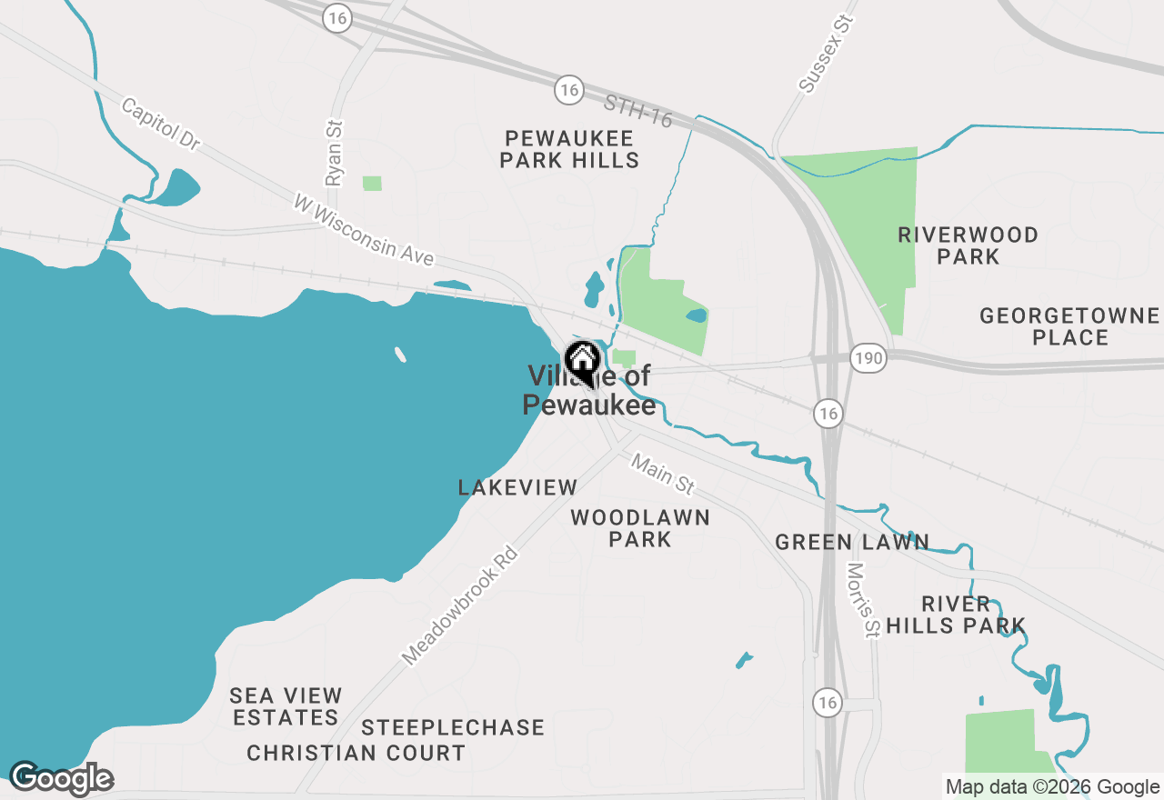 Map of 100 Main St #105, Pewaukee, WI 53072