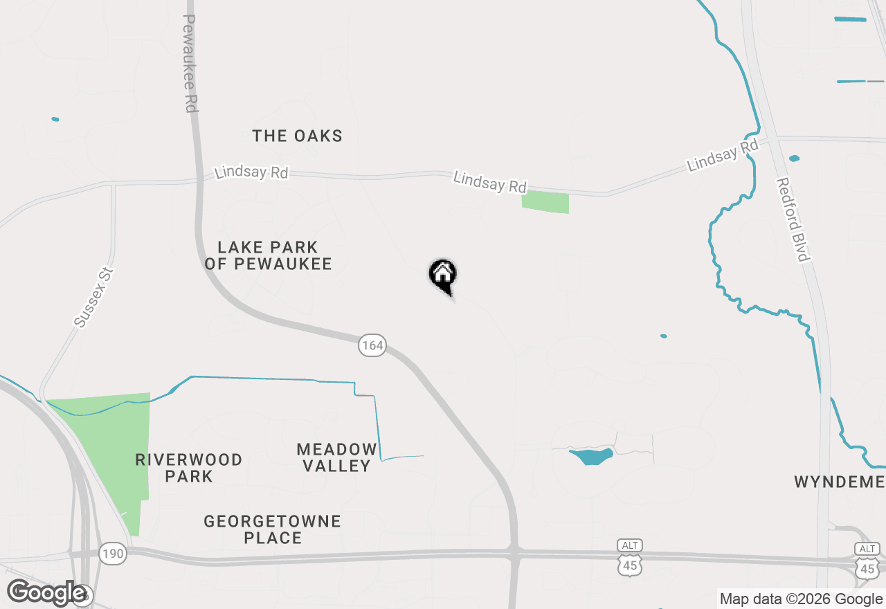 Map of W242N4251 Swan Rd, Pewaukee, WI 53072