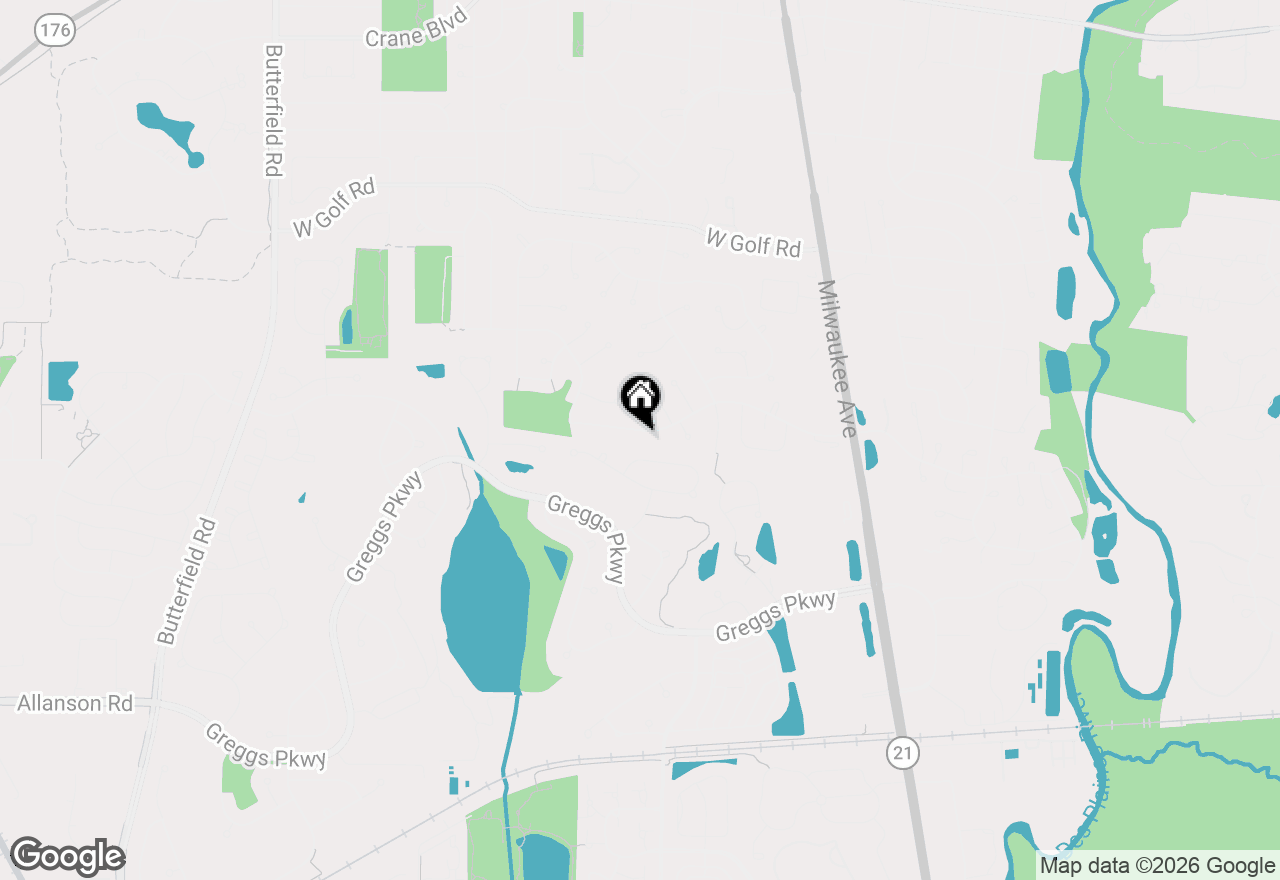 Map of 401 Greentree Parkway, Libertyville, IL 60048