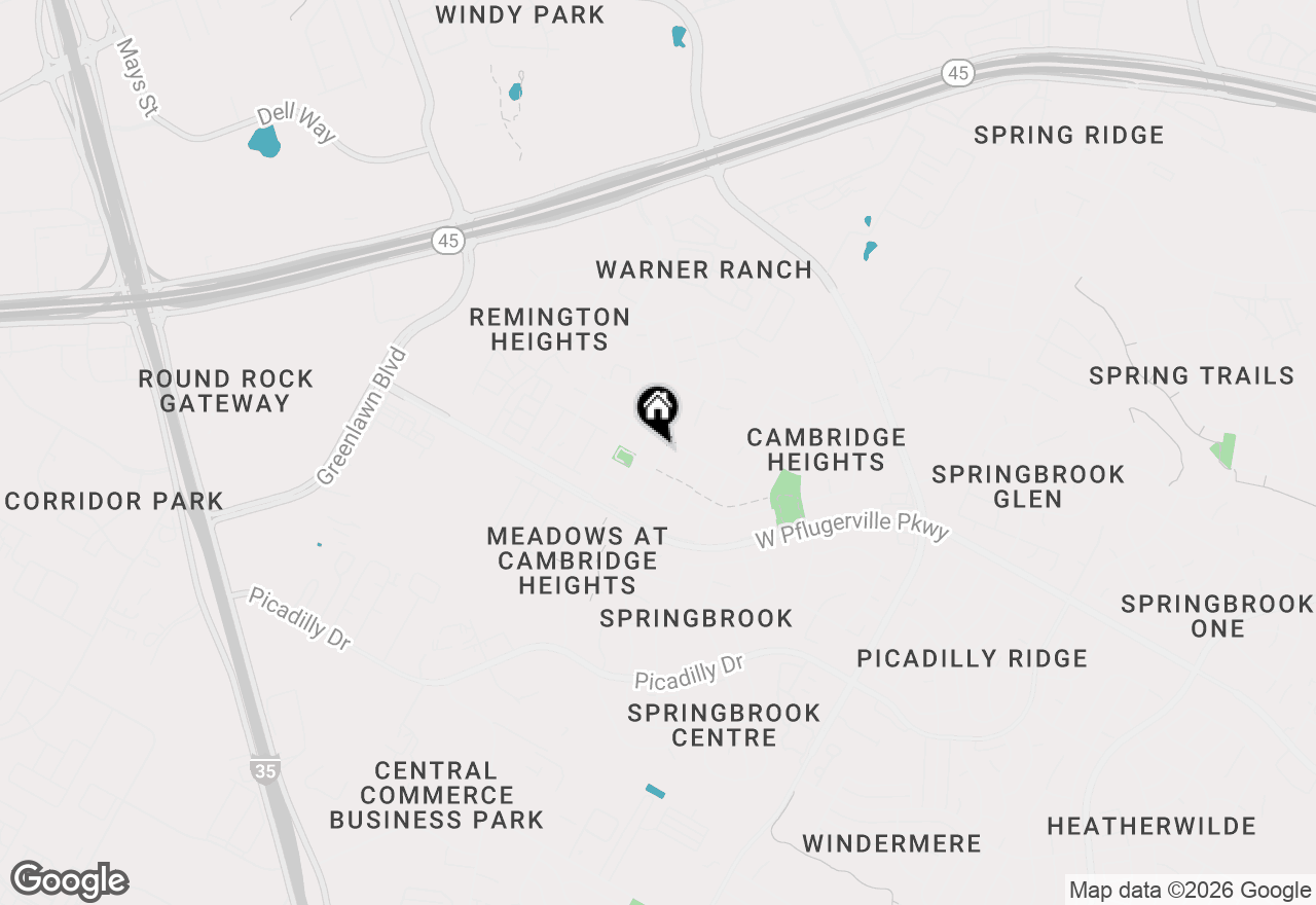 Map of 17408 Valentine Dr, Round Rock, TX 78664