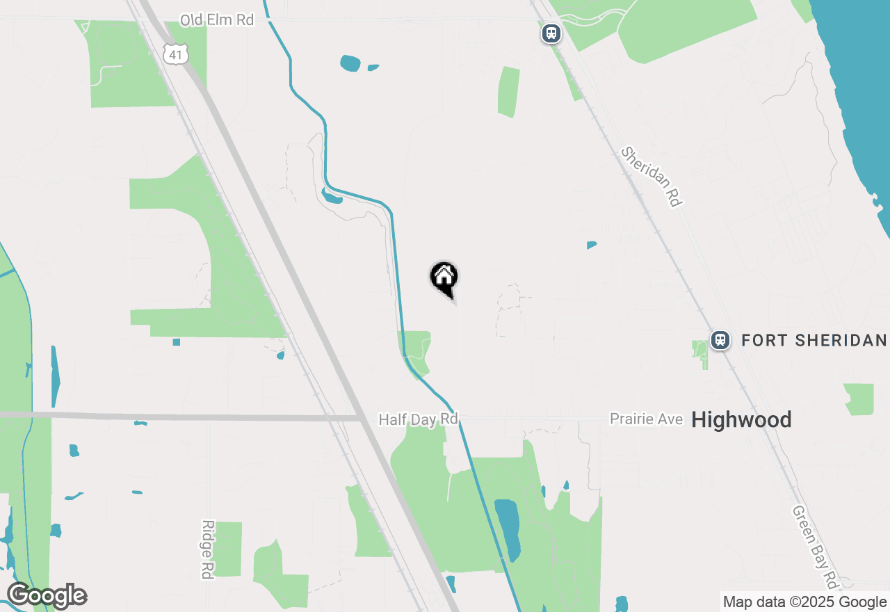 Map of 2881 Idlewood Lane, Highland Park, IL 60035