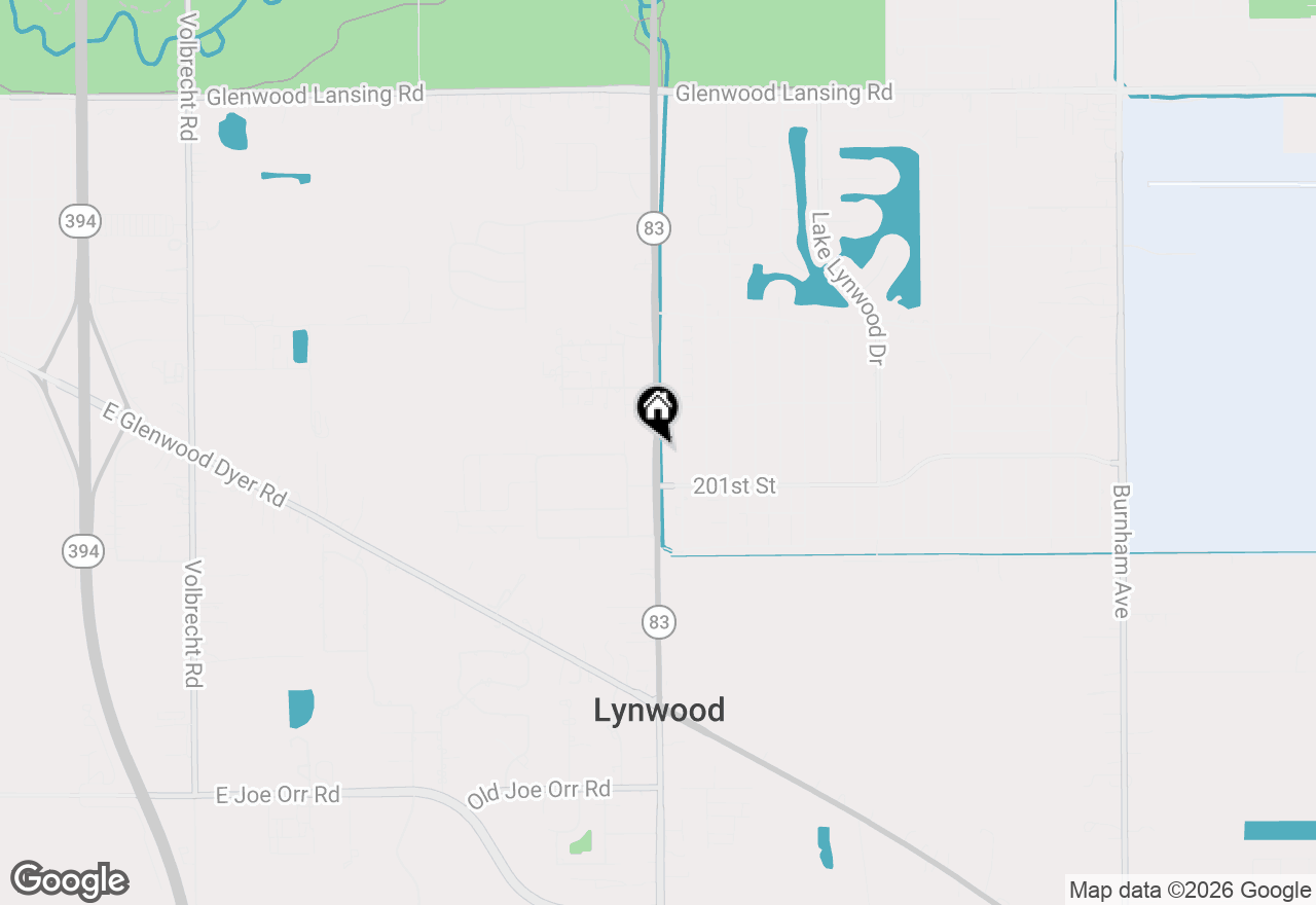 Map of 19967 Torrence Avenue, Lynwood, IL 60411