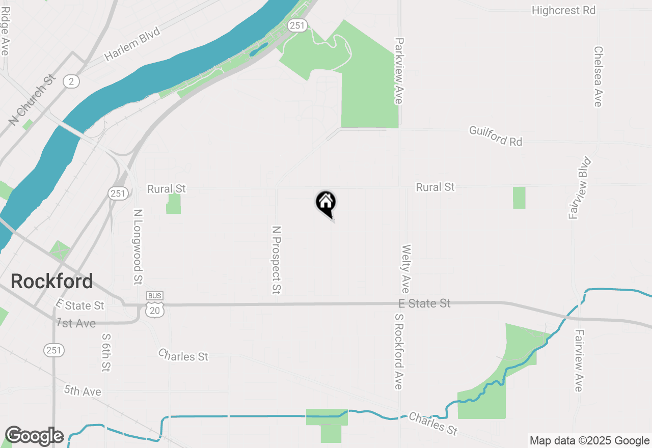 Map of 511 N Chicago Avenue, Rockford, IL 61107