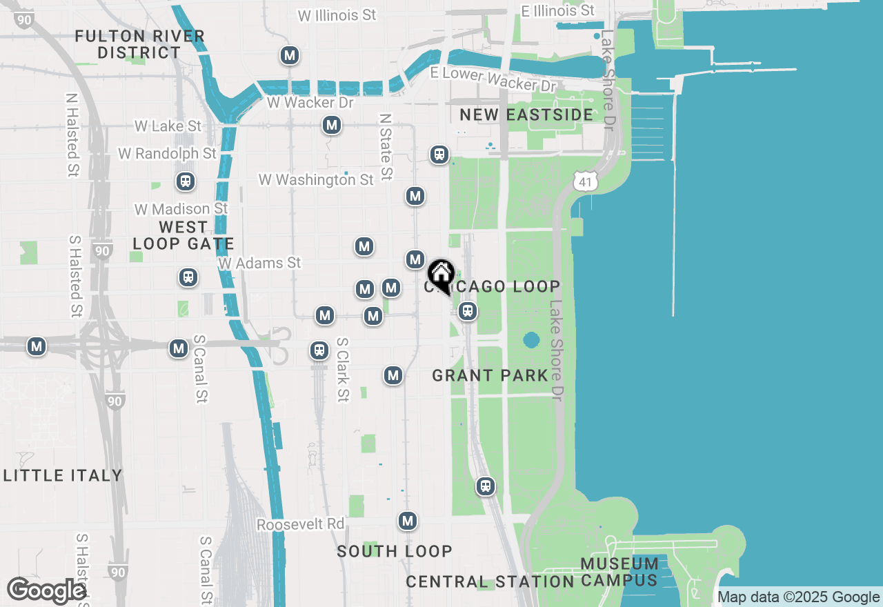 Map of 330 S Michigan Avenue #2006, Chicago, IL 60604