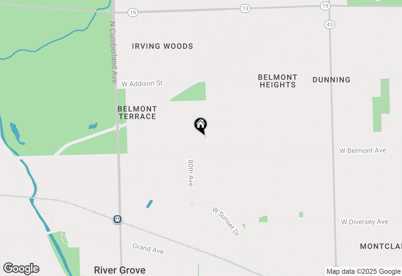 Map of 3251 N Osage Avenue, Chicago, IL 60634