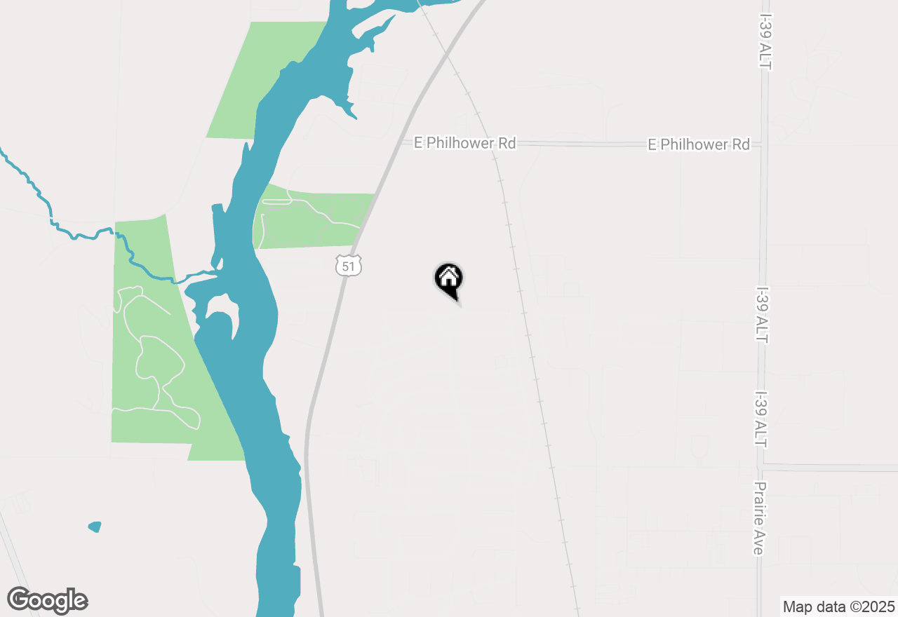 Map of 809 E Azalea Terrace, Beloit, WI 53511