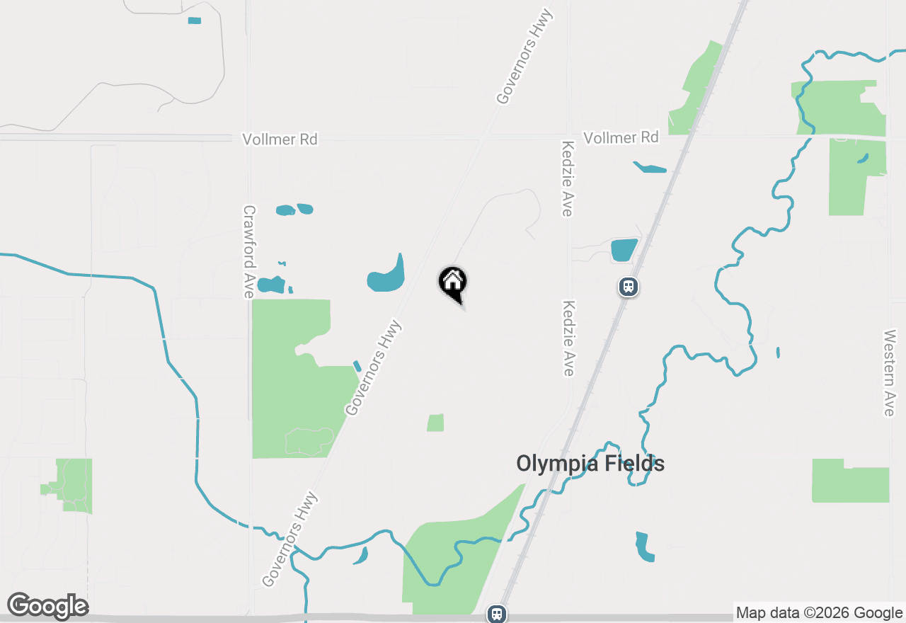 Map of 3451 Ithaca Road, Olympia Fields, IL 60461