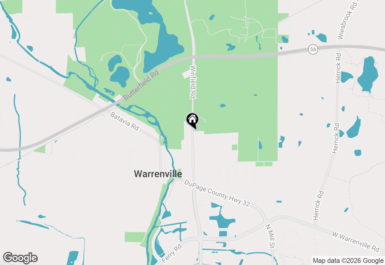Map of 3S306 Winfield Road, Warrenville, IL 60555
