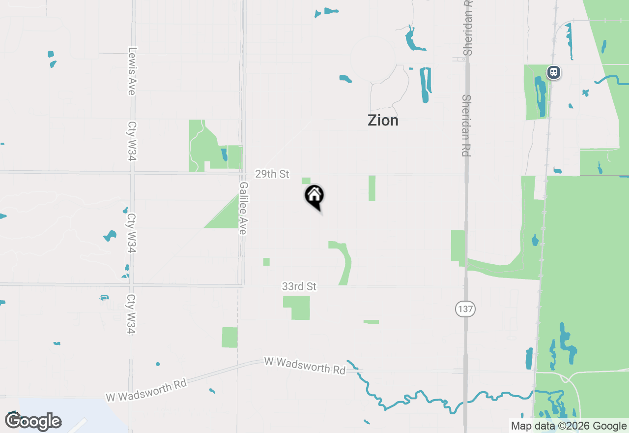Map of 3017 Gabriel Avenue, Zion, IL 60099