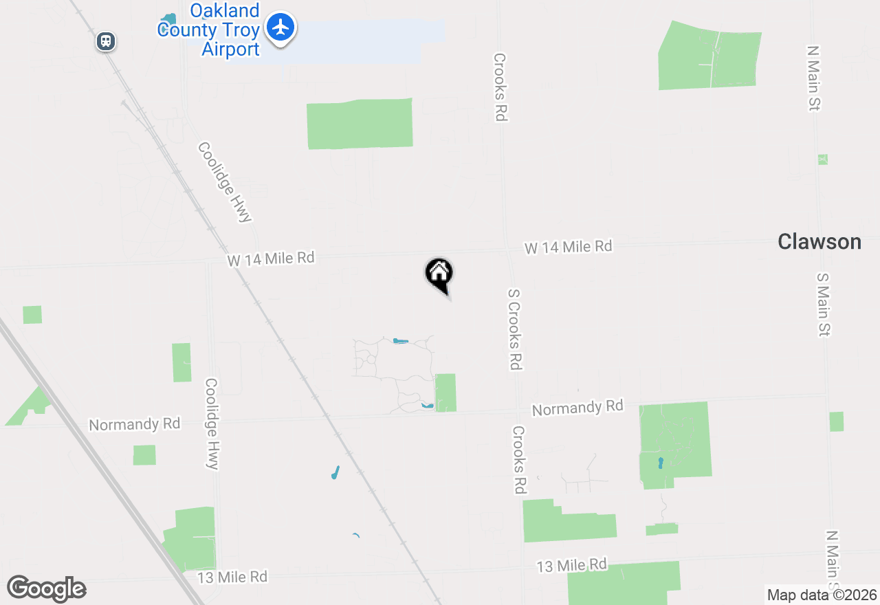 Map of 4518 Woodland Avenue, Royal Oak, MI 48073