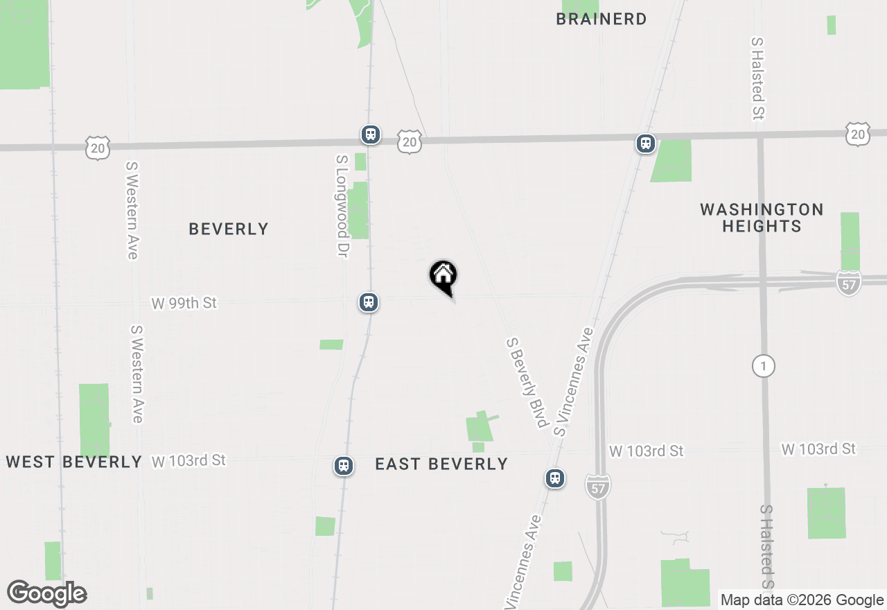 Map of 9911 S Prospect Avenue, Chicago, IL 60643