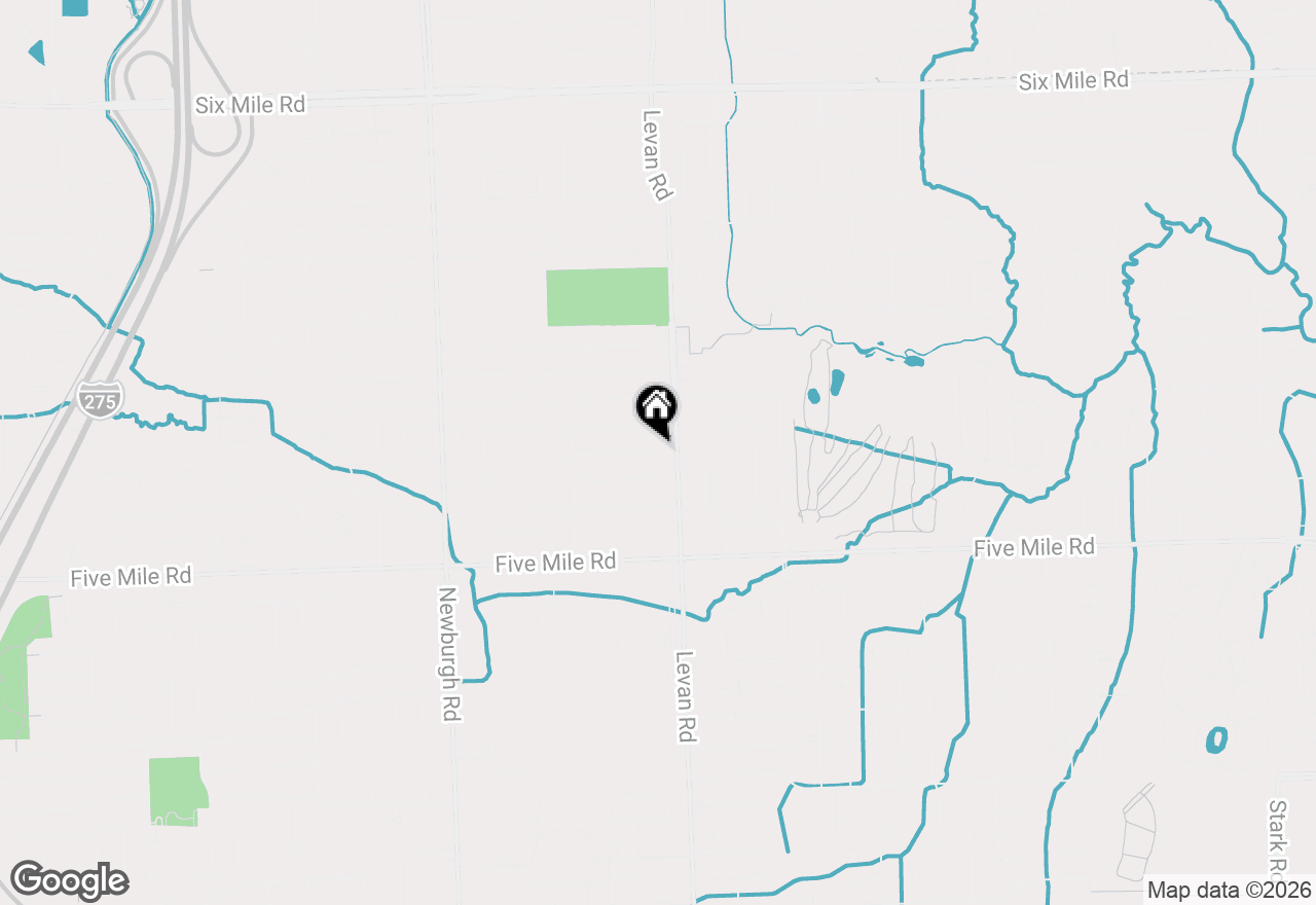 Map of 15602 Comstock Street, Livonia, MI 48154