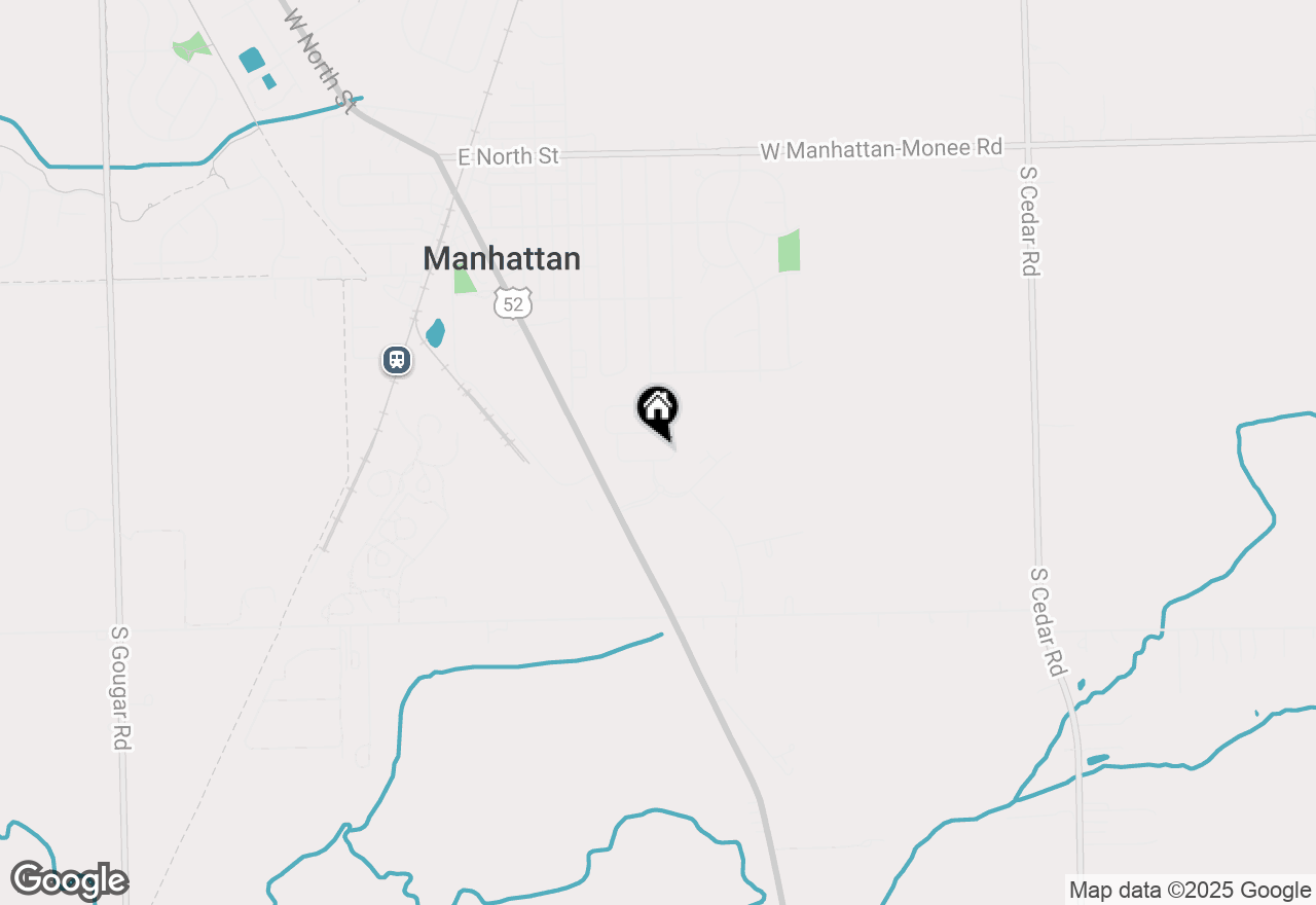 Map of 15040 W Winchester Lane, Manhattan, IL 60442