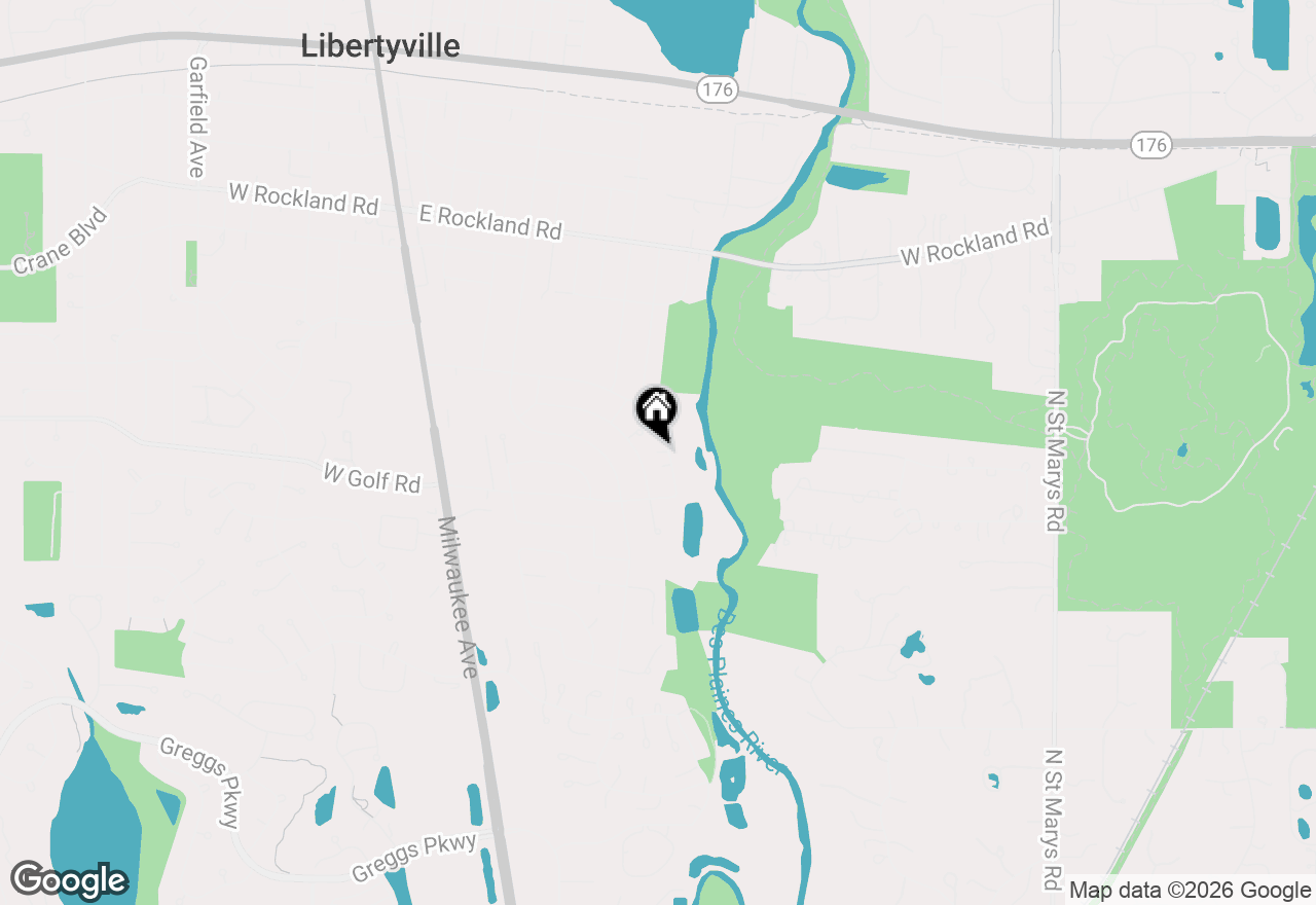 Map of 825 Country Club Drive #E, Libertyville, IL 60048