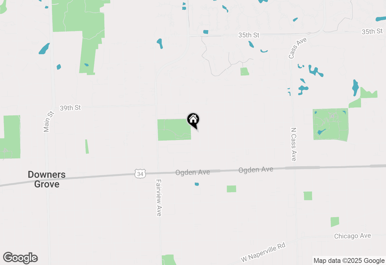 Map of 4053 Cumnor Road, Downers Grove, IL 60515