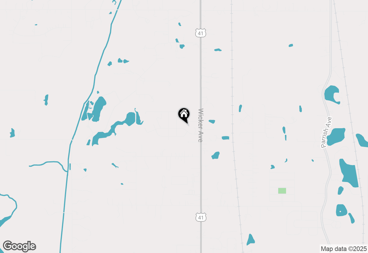 Map of 11414 W 124th Avenue, Cedar Lake, IN 46303