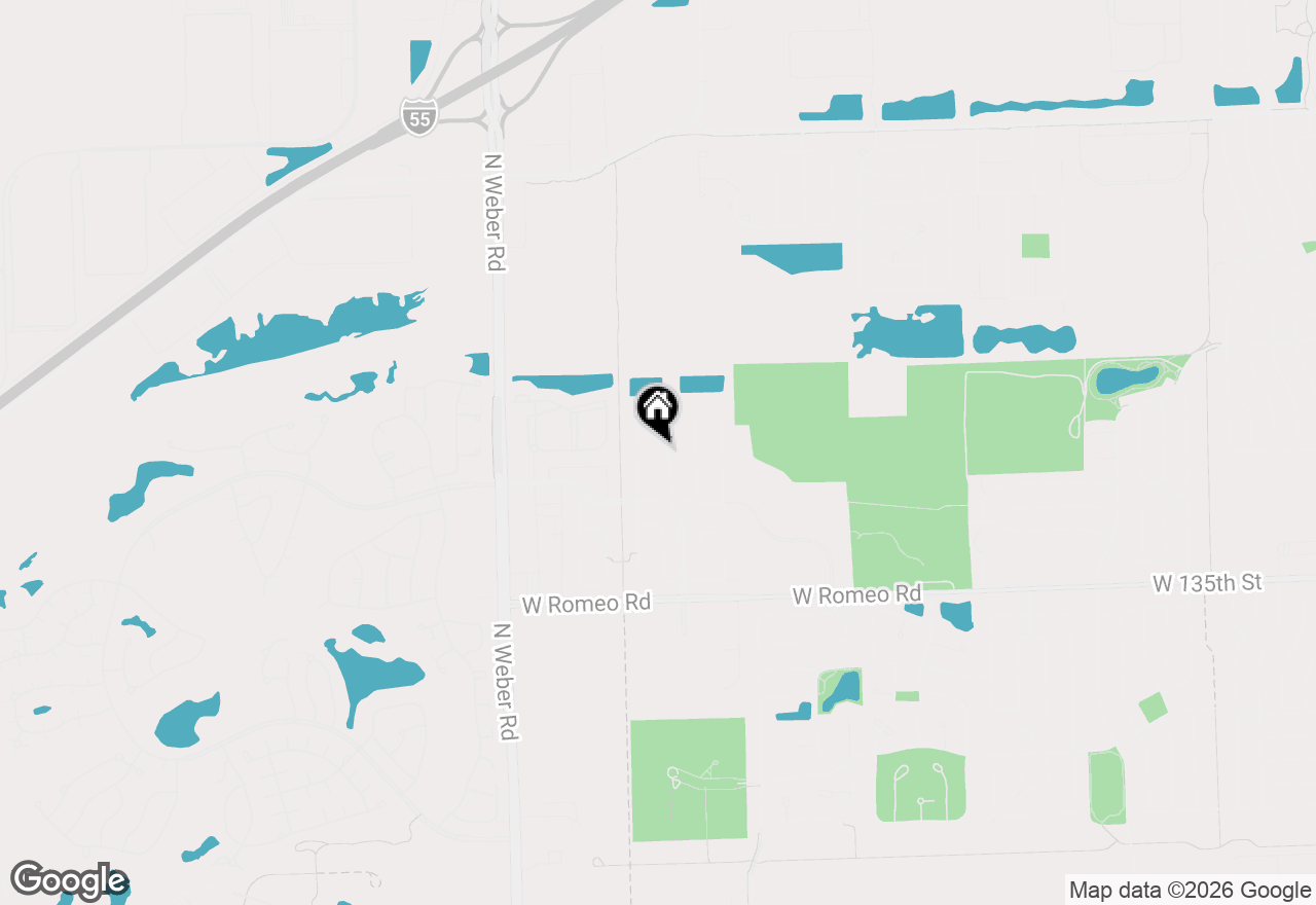 Map of 530 N Frieh Drive, Romeoville, IL 60446