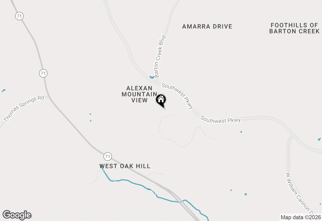 Map of 5500 Sunset Ridge, Austin, TX 78735