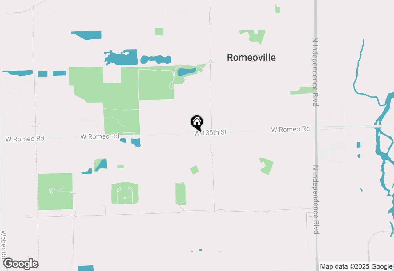 Map of 609 W Romeo Road, Romeoville, IL 60446