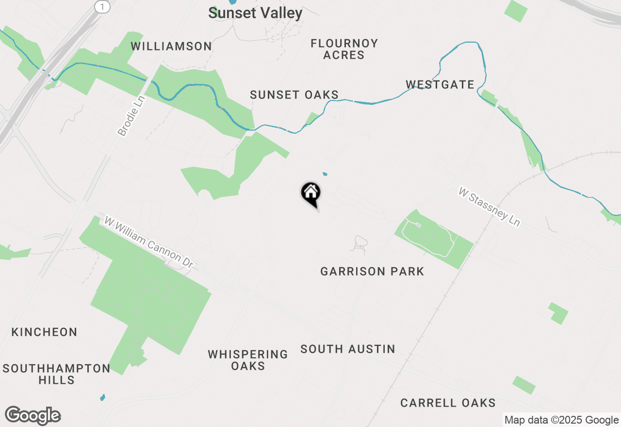 Map of 2524 Berkett Dr, Austin, TX 78745