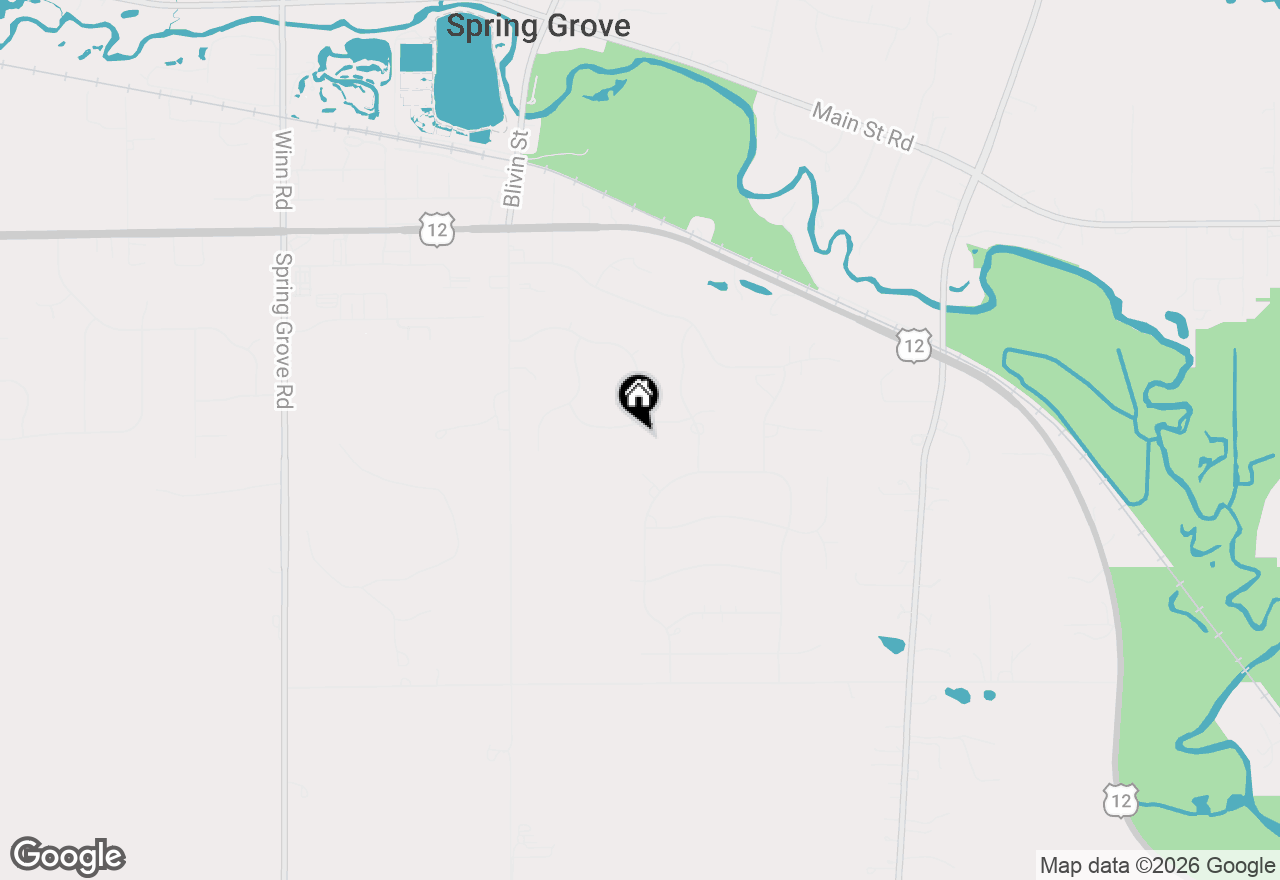 Map of 1715 Cedar Lane, Spring Grove, IL 60081