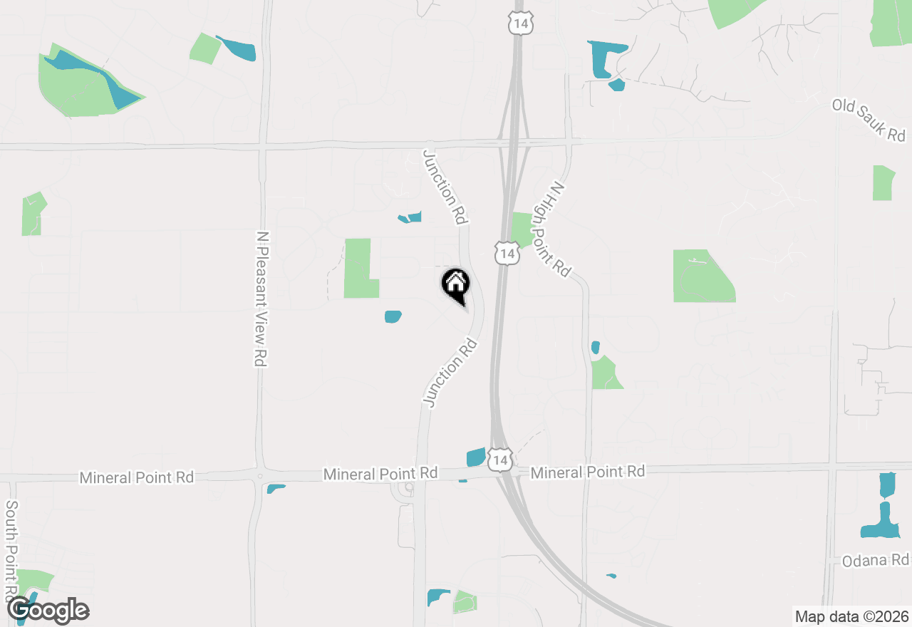 Map of 301 Harbour Town Drive #406, Madison, WI 53717