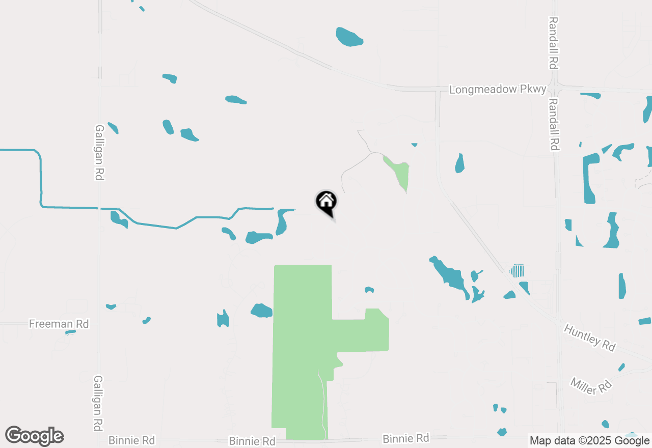 Map of 3521 Crestwood Lane, Carpentersville, IL 60110