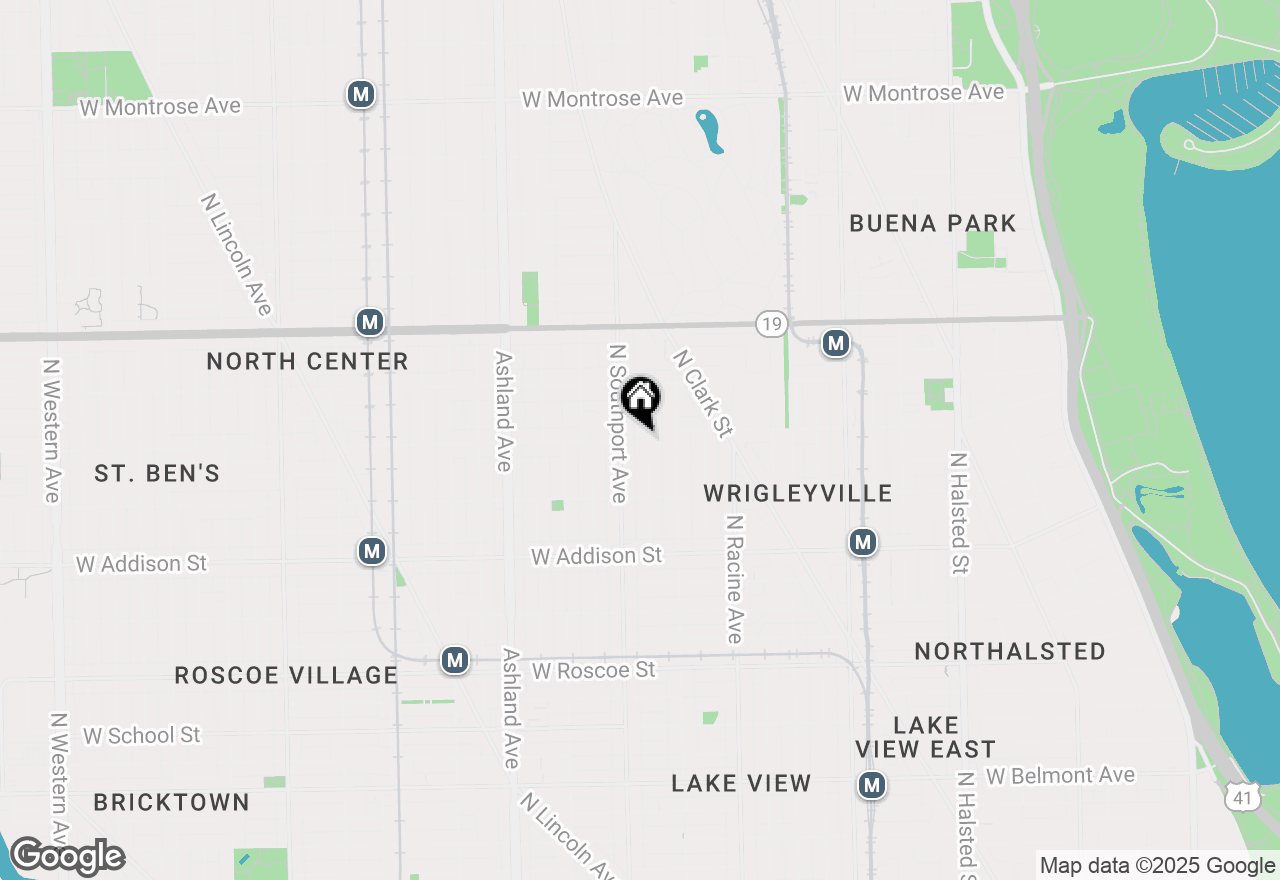 Map of 3760 N Wayne Avenue, Chicago, IL 60613