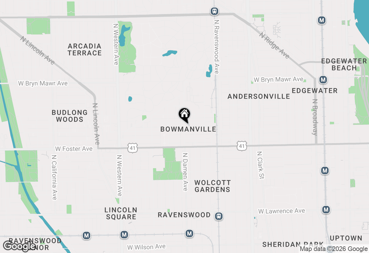 Map of 5315 N Damen Avenue #1, Chicago, IL 60625