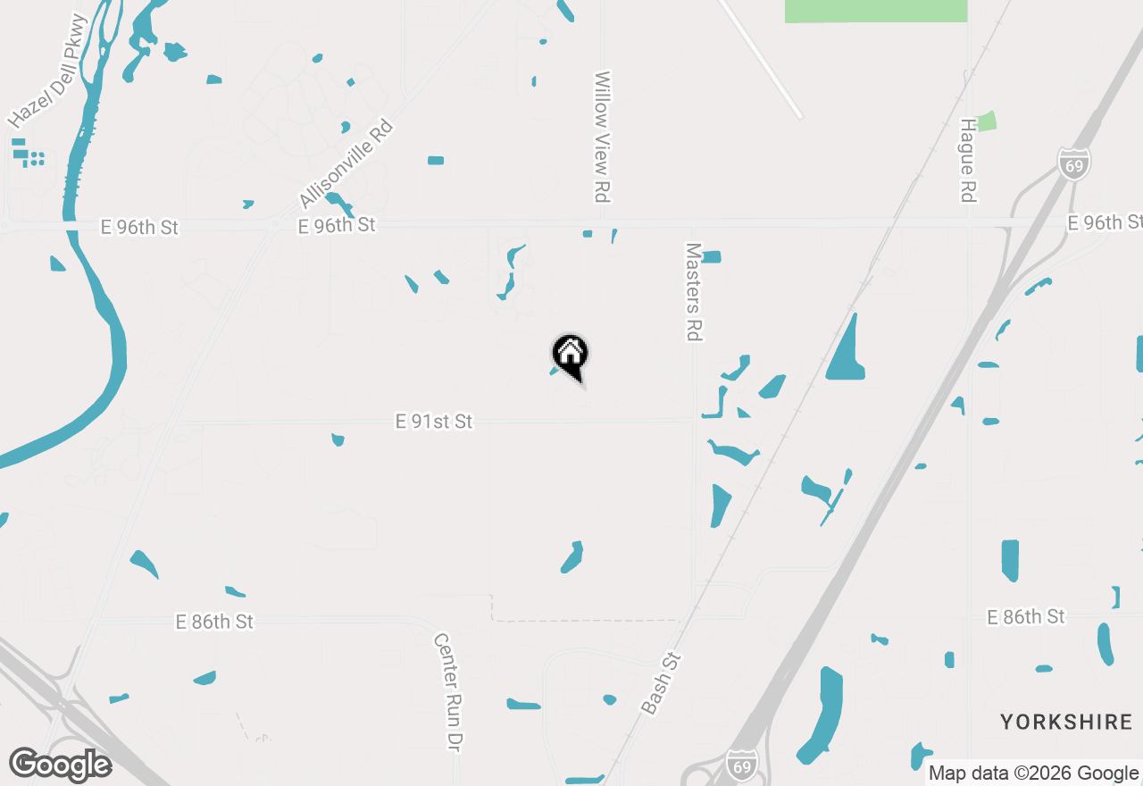 Map of 6658 Aintree Court, Indianapolis, IN 46250