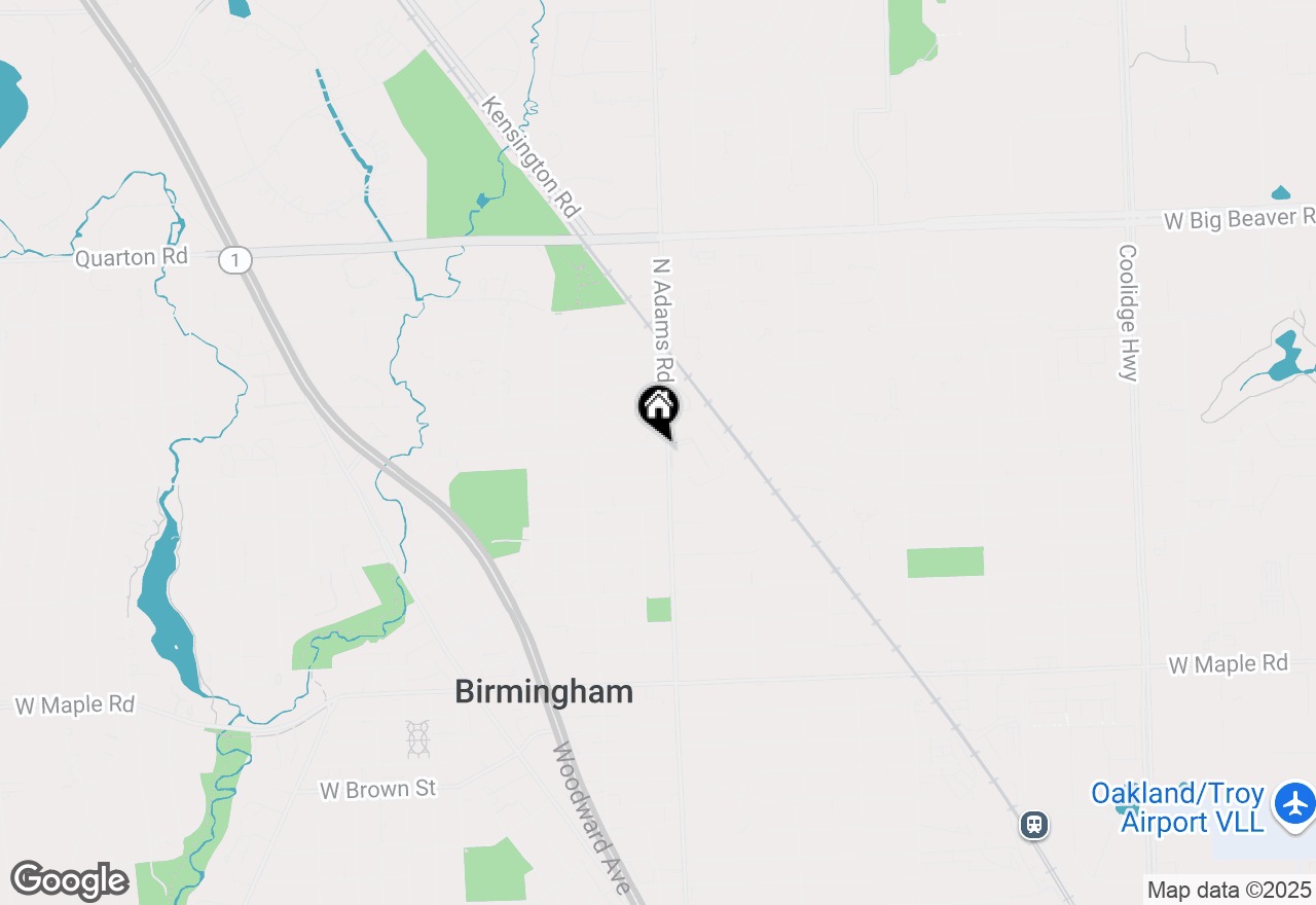 Map of 1070 Wimbleton Drive, Birmingham, MI 48009