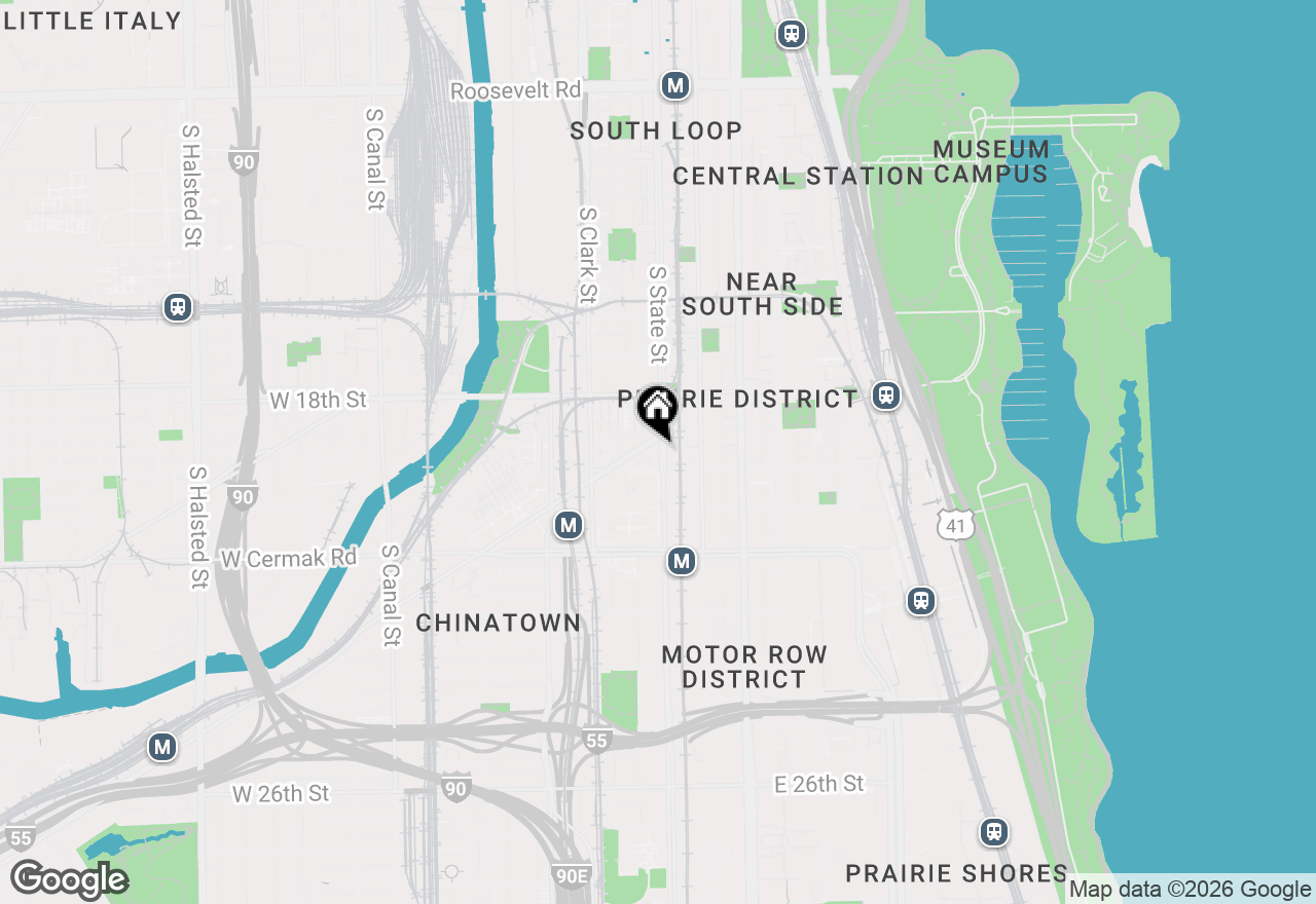 Map of 1910 S State Street #232, Chicago, IL 60616