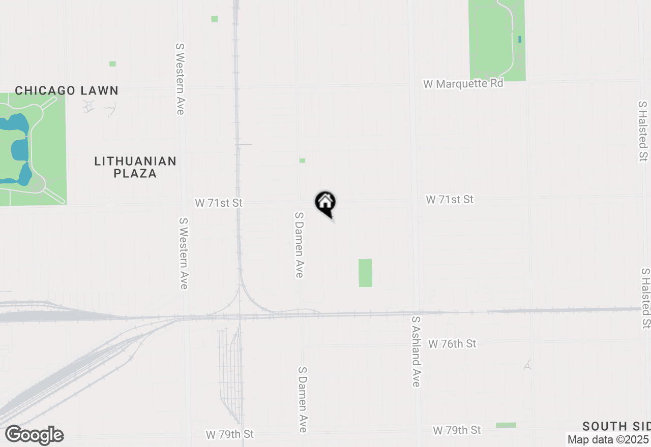 Map of 7148 S Wolcott Avenue, Chicago, IL 60636