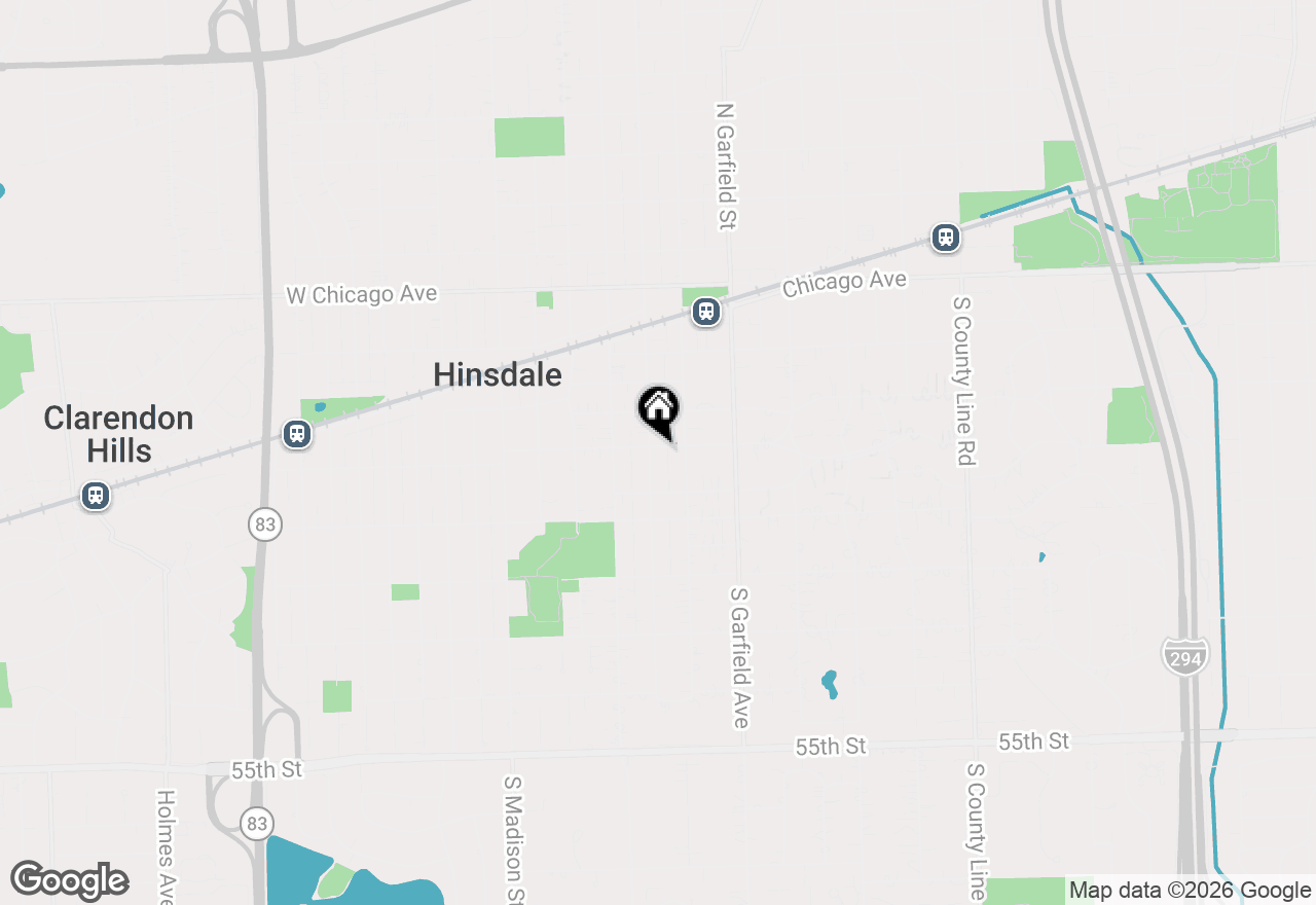 Map of 401 S Lincoln Street, Hinsdale, IL 60521