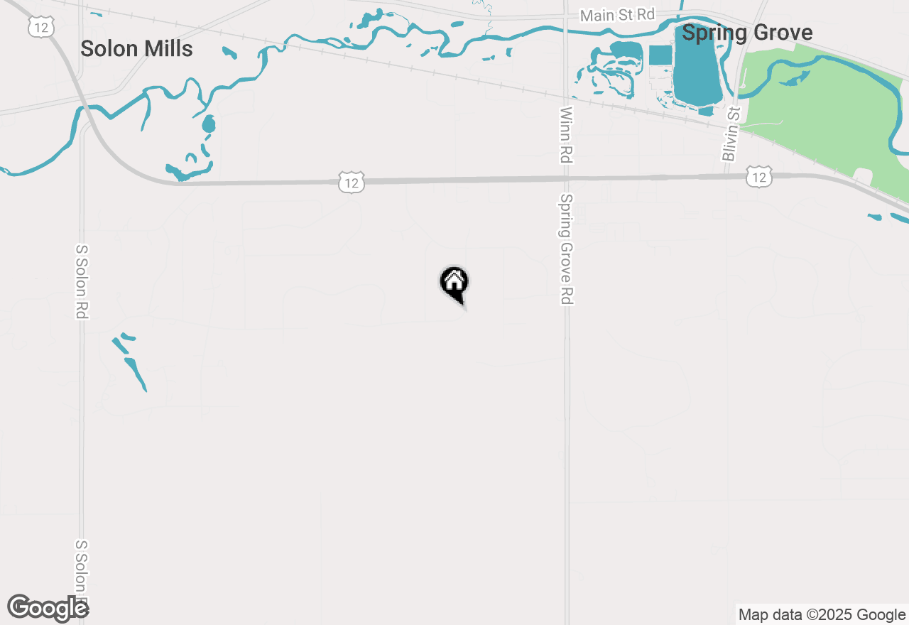 Map of 2912 Briar Drive, Spring Grove, IL 60081