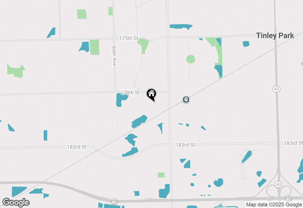 Map of 8113 Blarney Road, Tinley Park, IL 60477