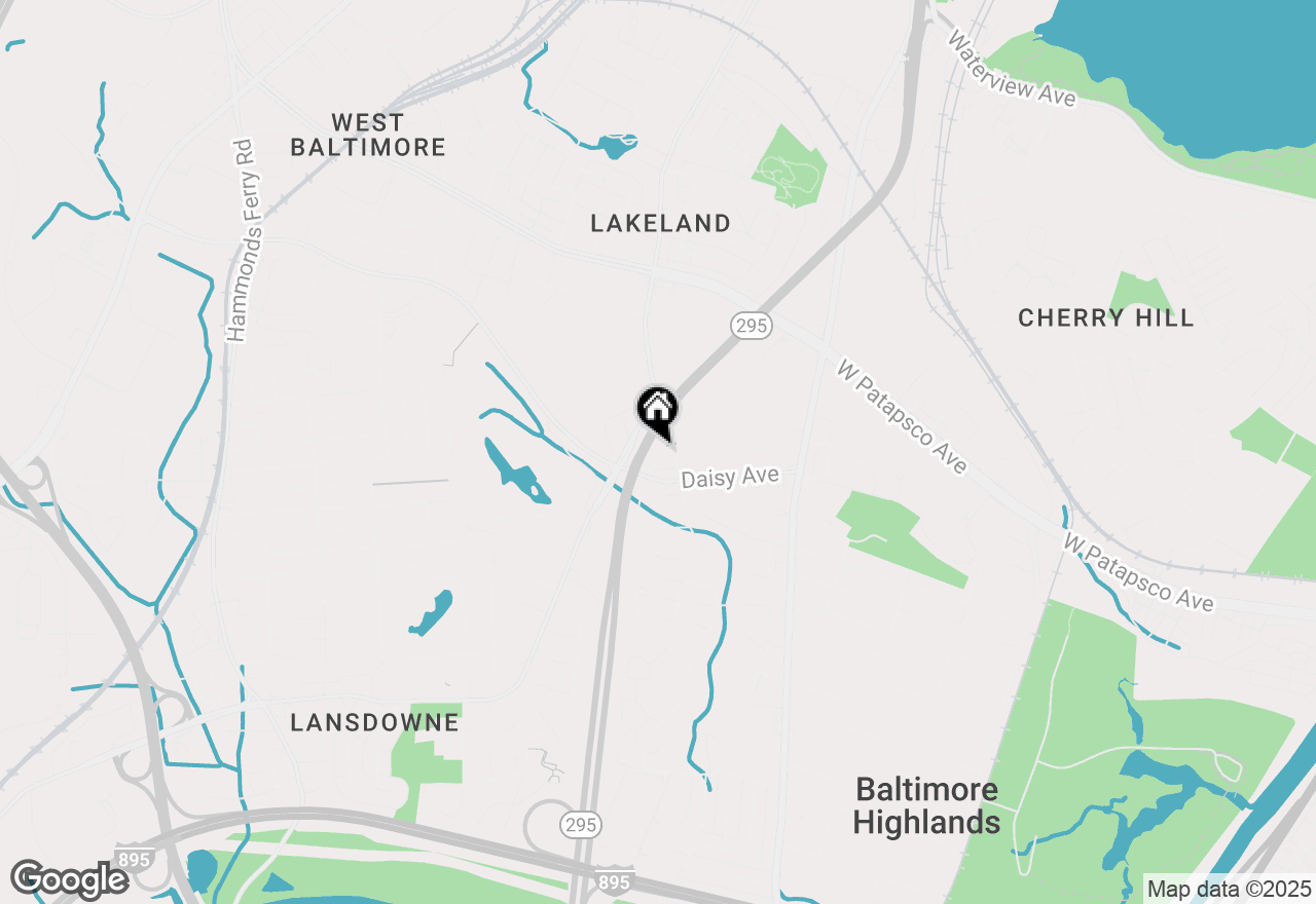 Map of 3602 Tulip Avenue, Baltimore, MD 21227