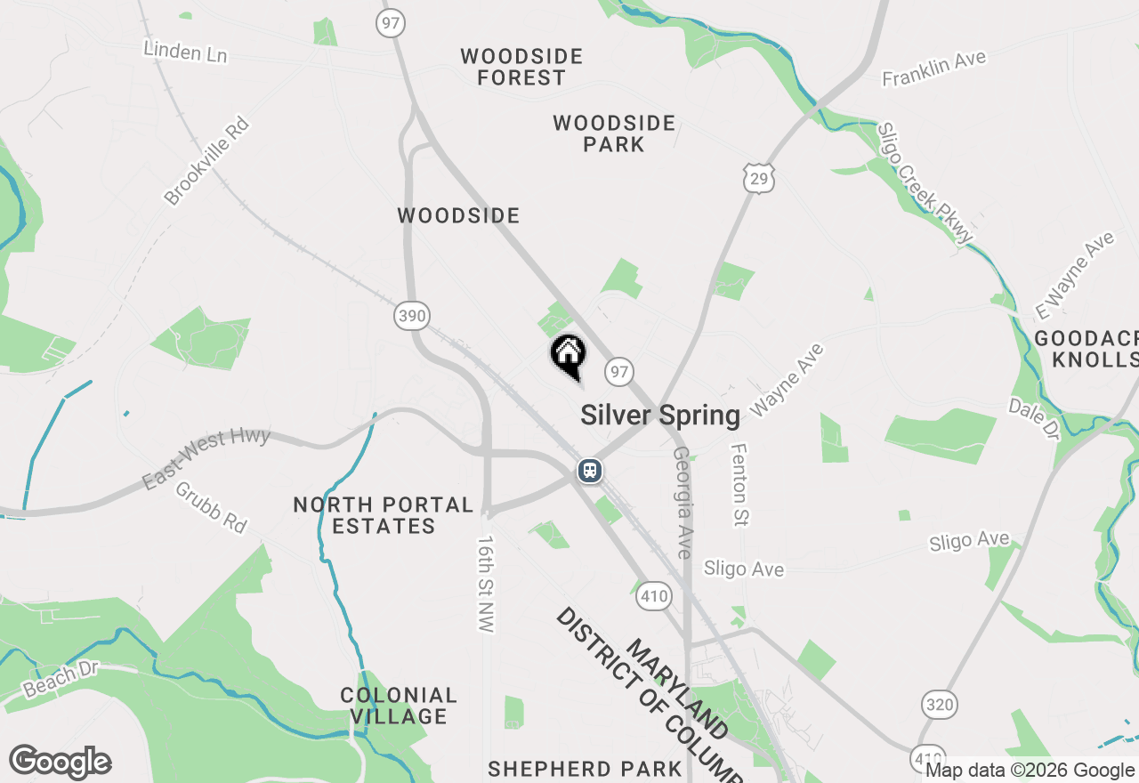Map of 1320 Fenwick Lane #608, Silver Spring, MD 20910