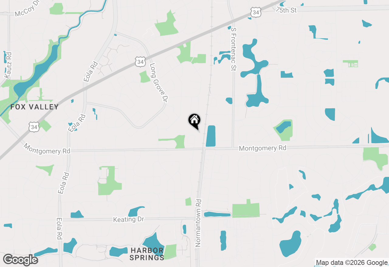 Map of 1234 Andover Circle, Aurora, IL 60504