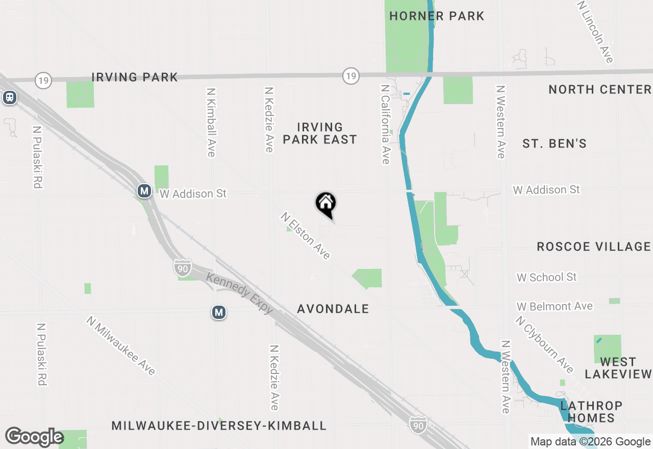 Map of 3036 W Newport Avenue, Chicago, IL 60618