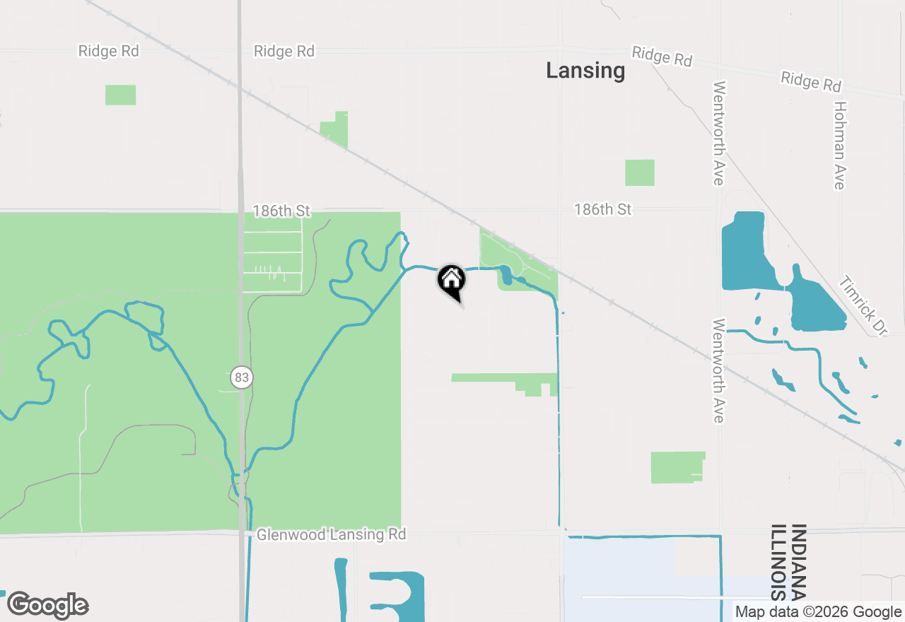 Map of 2925 188th Place, Lansing, IL 60438