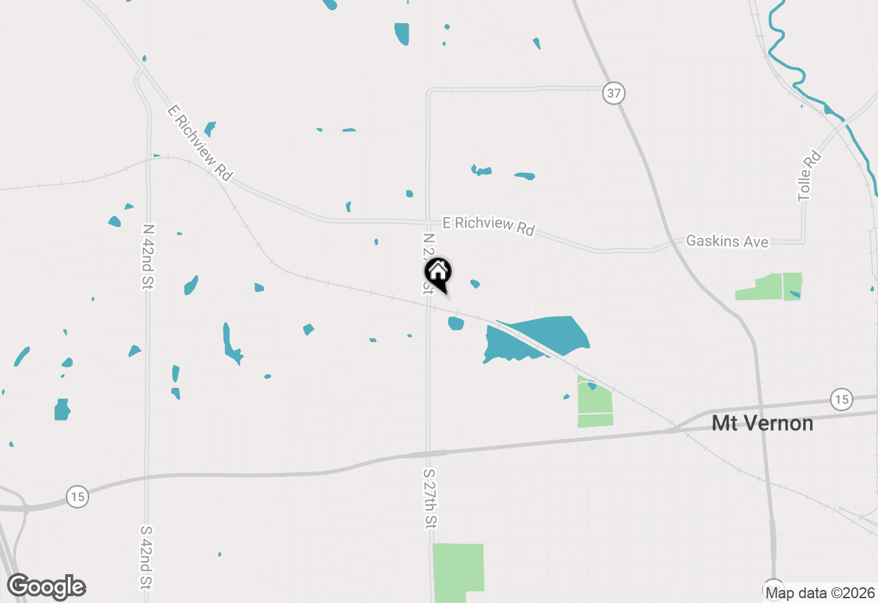 Map of 25 Wildwood Drive, Mt Vernon, IL 62864