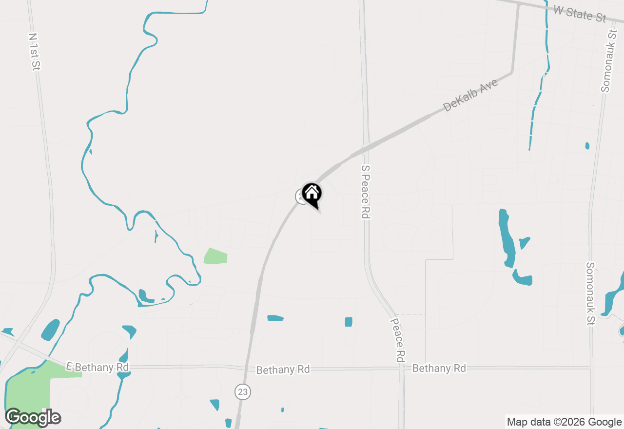 Map of 1605 Longwood Drive, Sycamore, IL 60178