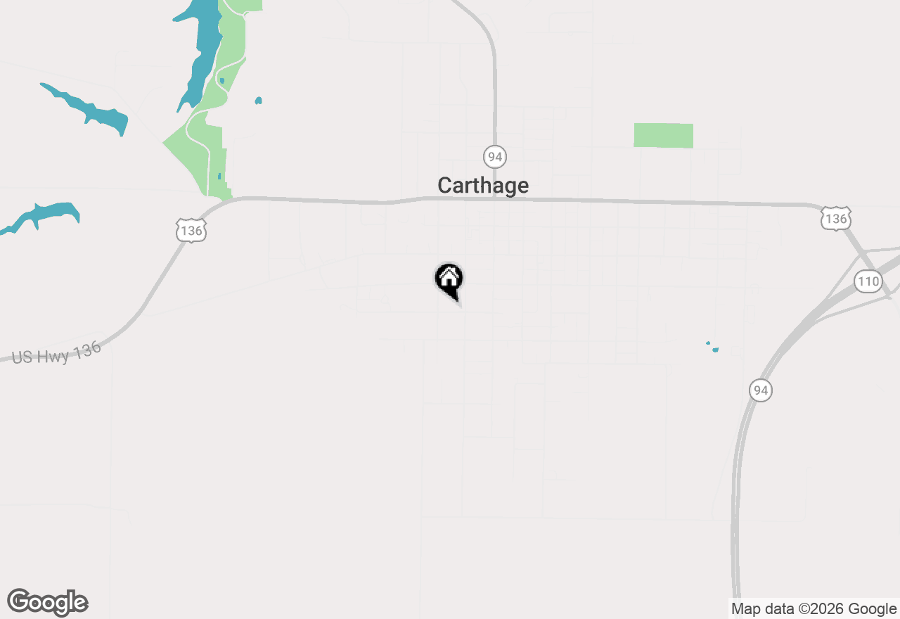 Map of 315 Cherry Street, Carthage, IL 62321