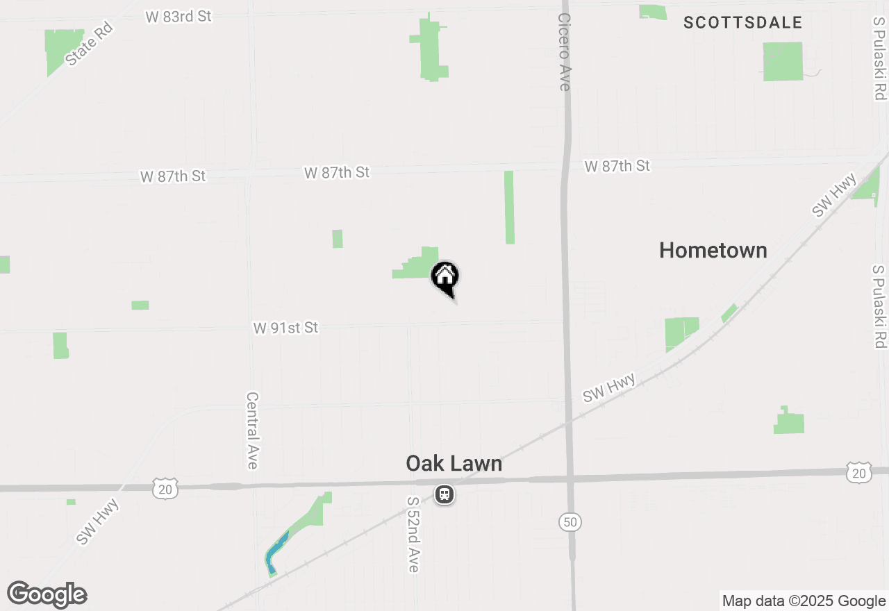 Map of 9024 S 51st Avenue, Oak Lawn, IL 60453