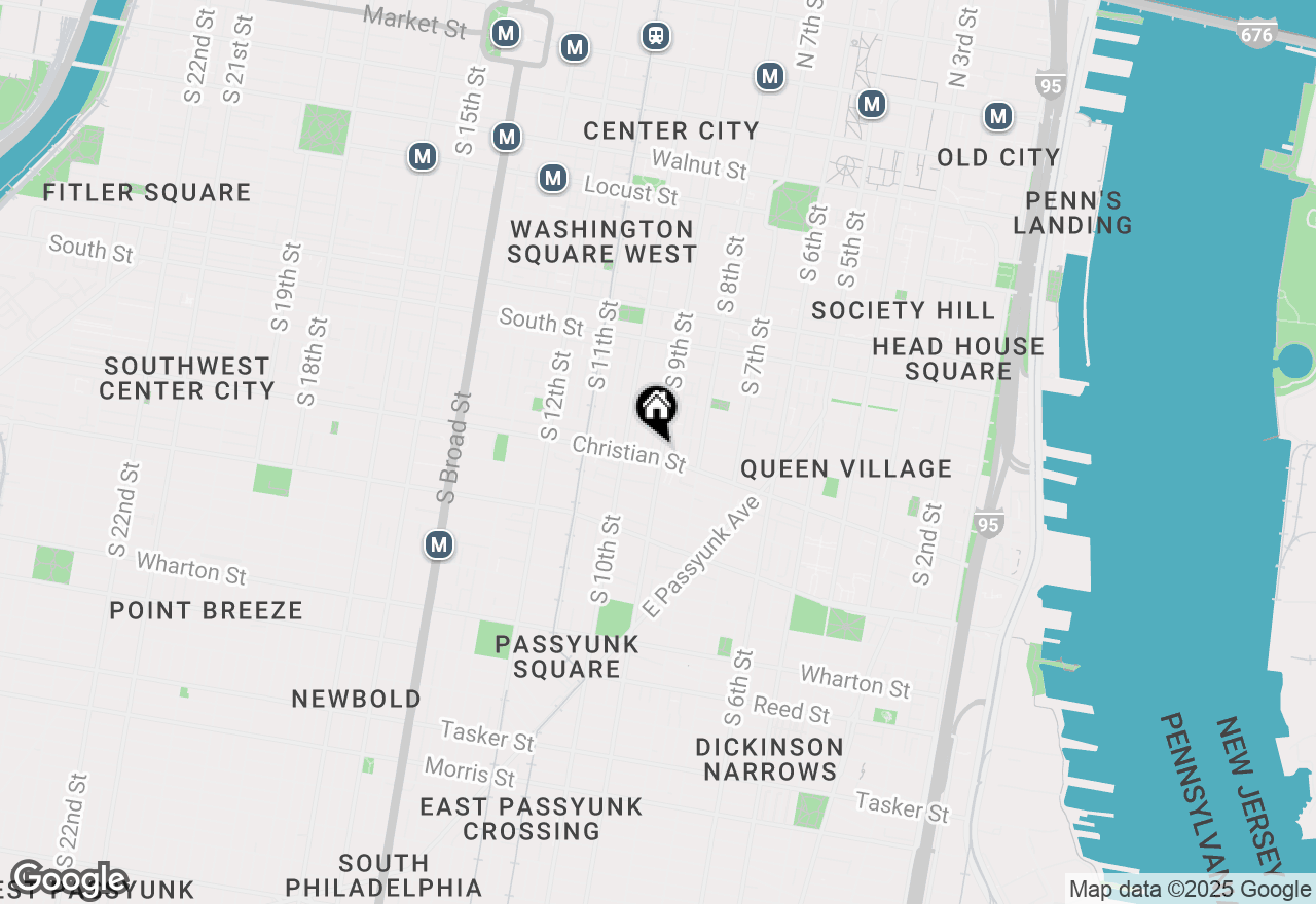 Map of 905 Christian Street, Philadelphia, PA 19147