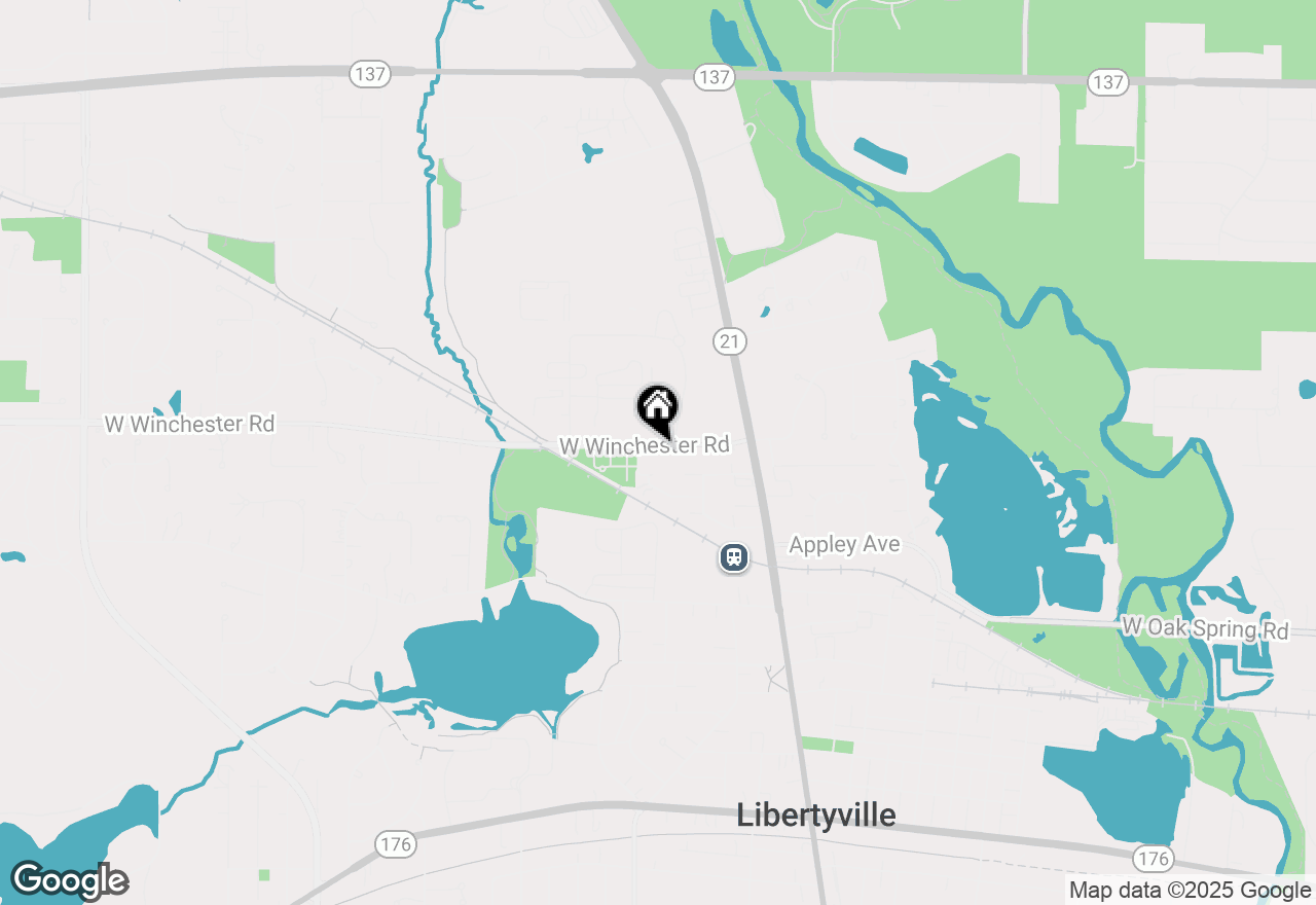 Map of 375 W Winchester Road #205, Libertyville, IL 60048