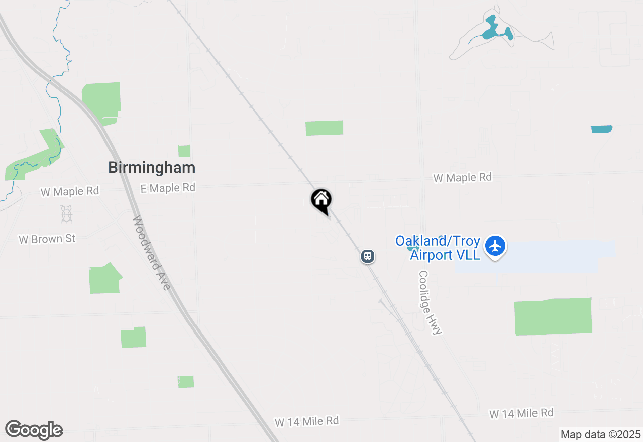 Map of 425 Lewis Court, Birmingham, MI 48009